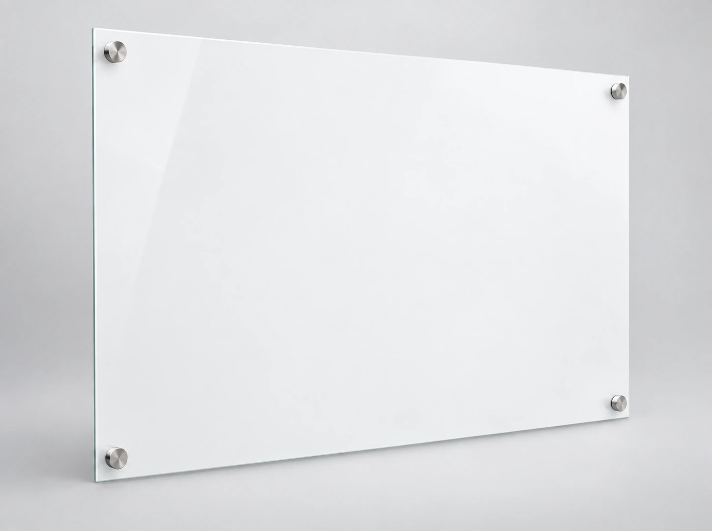 GW12-F Frameless Glass Whiteboard 1200 x 900